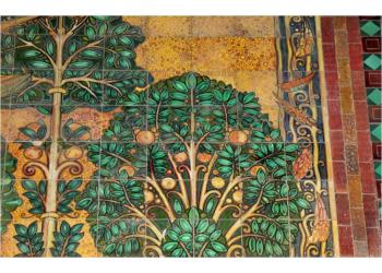 Decorazione ceramica di Villa Cerpelli Decorazione ceramica di Villa Cerpelli